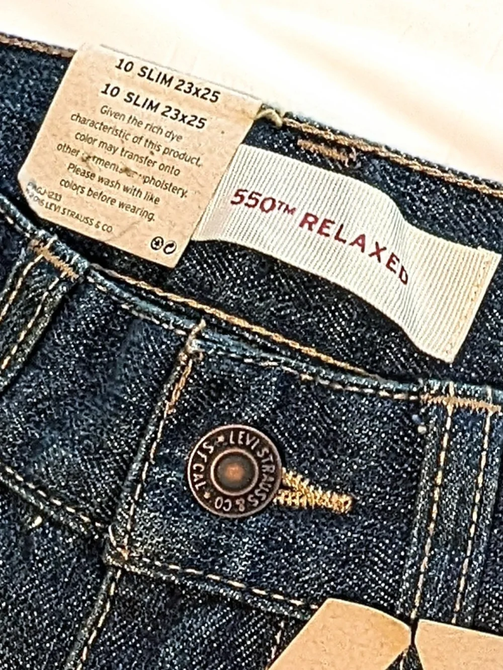 Levi's 550 Relaxed Straight Dark Indigo Jeans